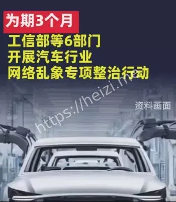 汽车行业黑公关整治行动