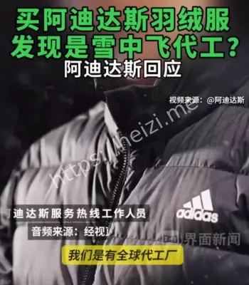 阿迪达斯羽绒服